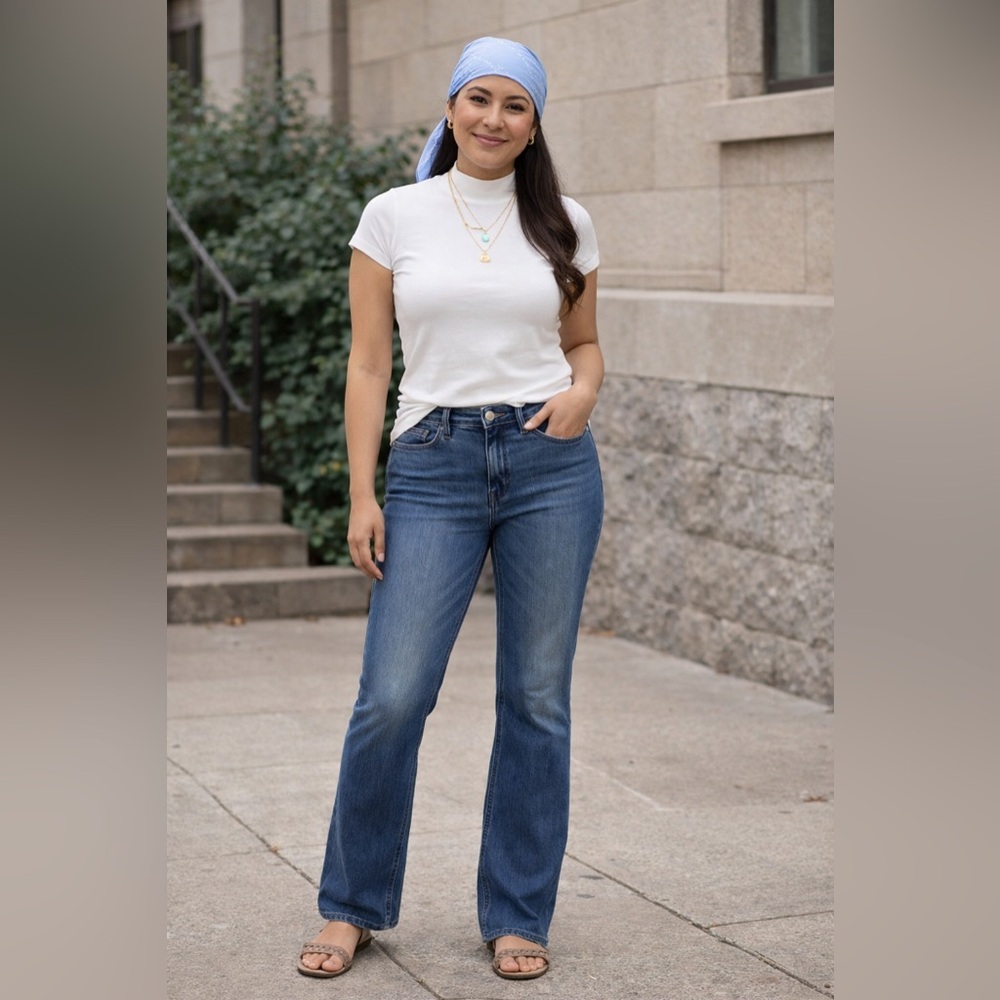 Athleta Blue Boot Cut Jeans Sz 6 tall- hey, tall girls!